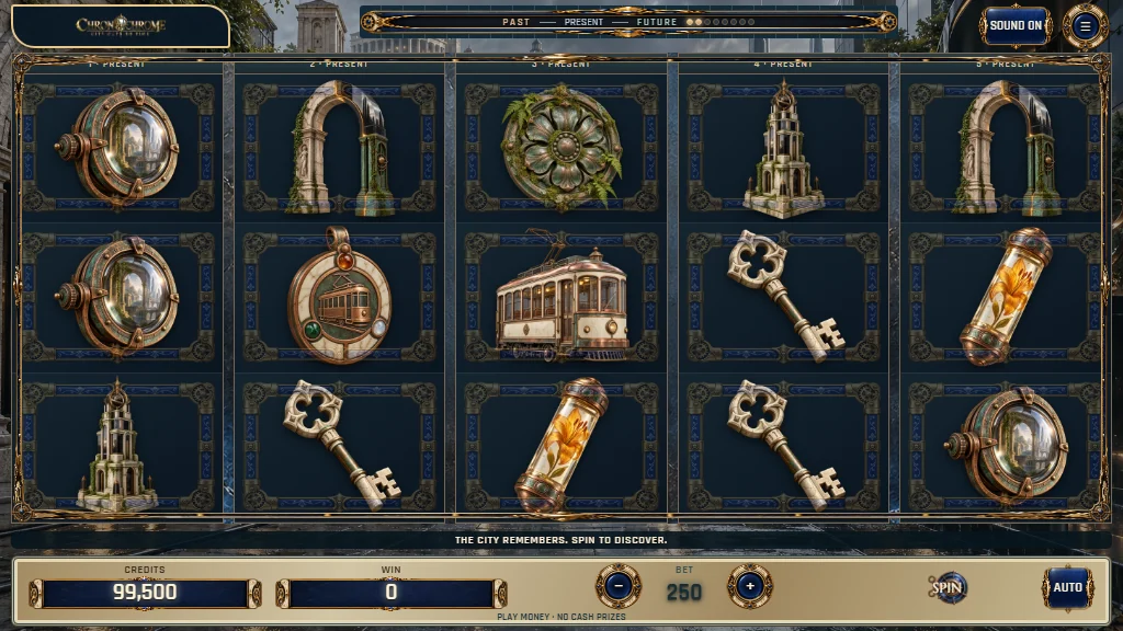 Chronochrome actual landscape gameplay
