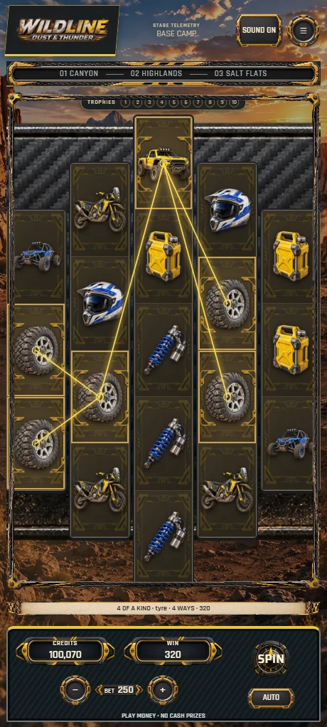 Wildline actual portrait gameplay