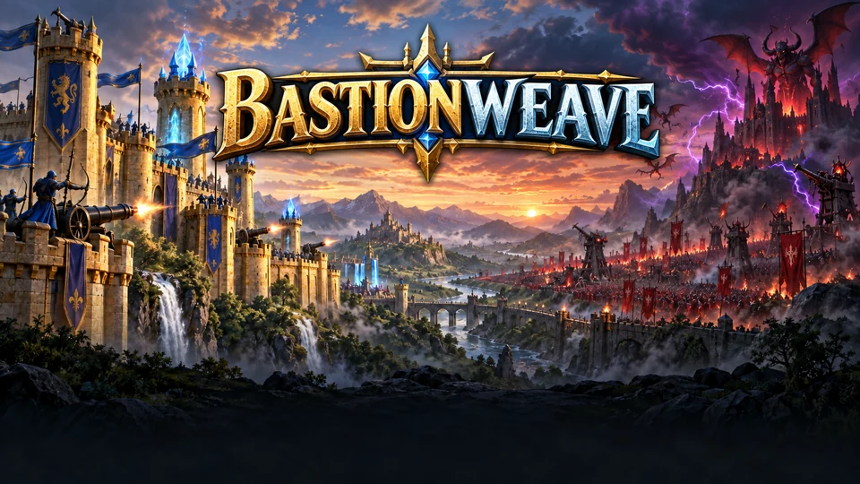 Bastionweave cinematic title artwork